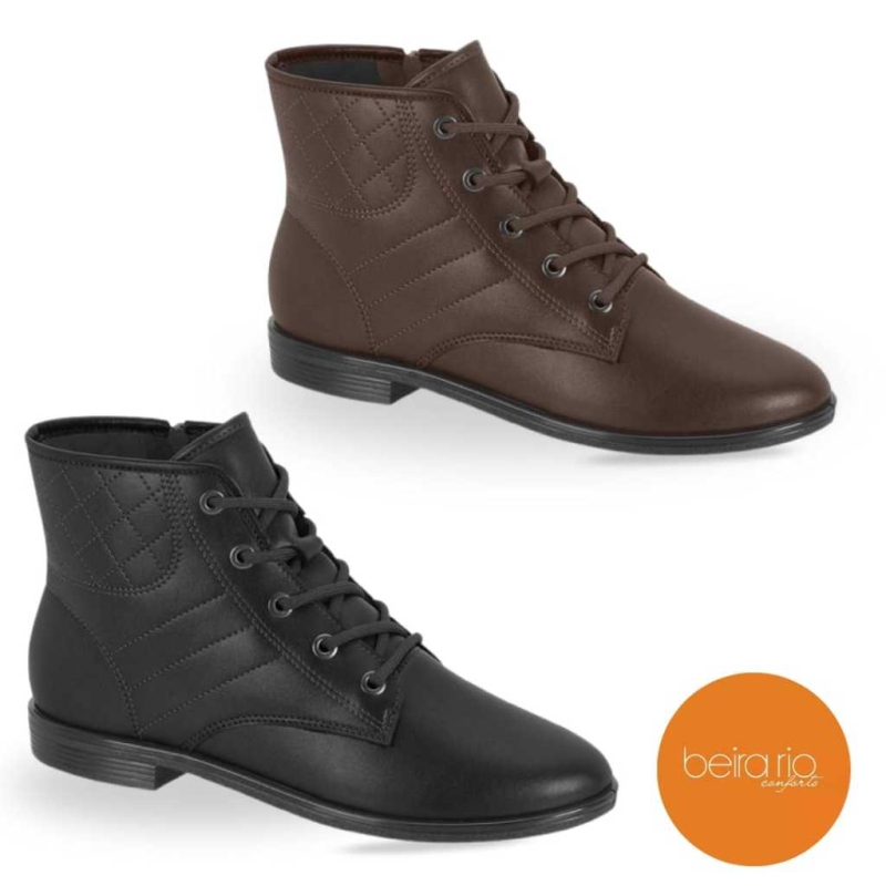 Bota Cano Curto Beira Rio Ref.9085.105