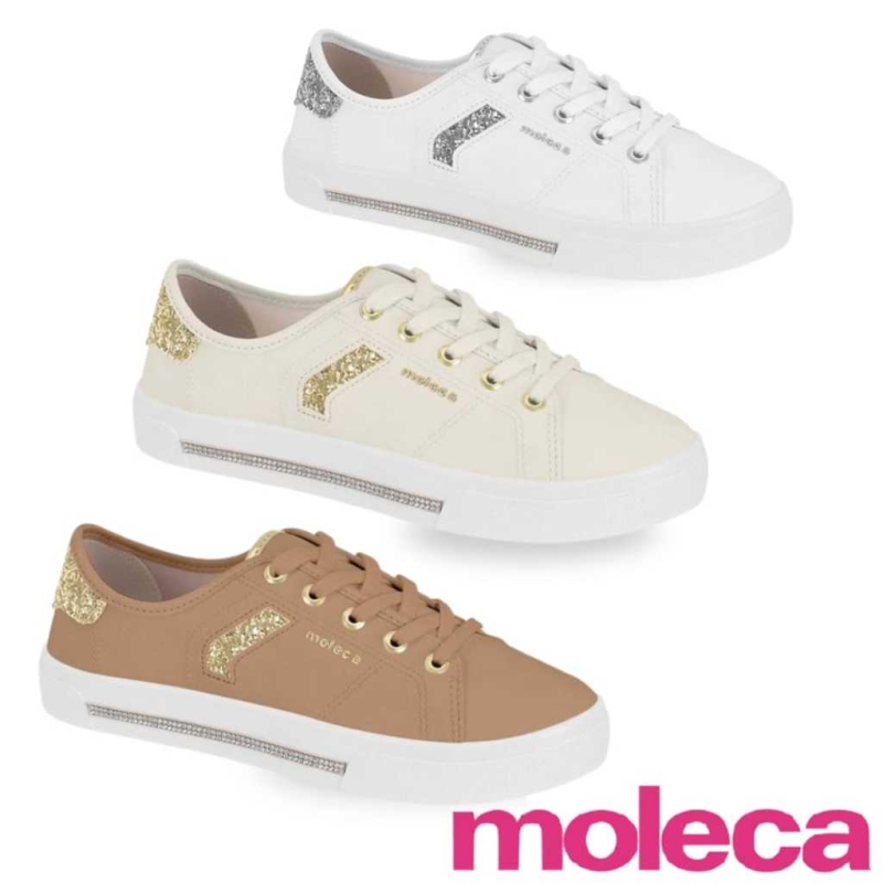 Tênis Casual Moleca com Glitter Ref.5667.646