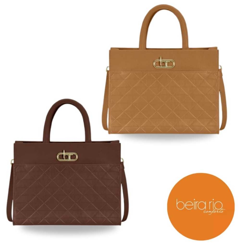 Bolsa Feminina Beira Rio Tira Colo 2 Alças Ref.80028.3