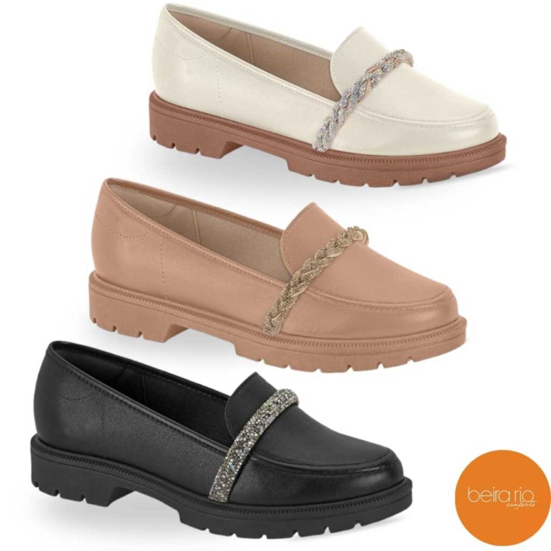 Sapato Mocassim Tratorada Beira Rio Ref.4283.117