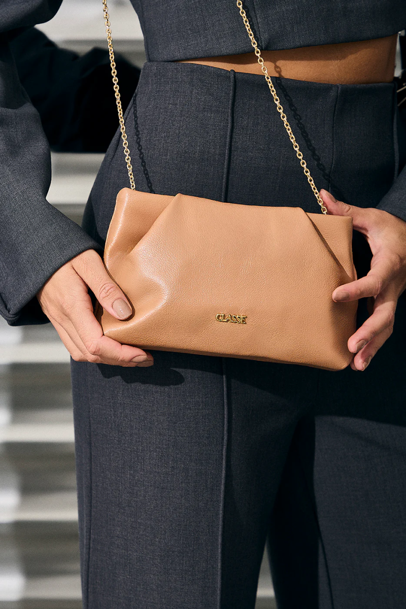 Bolsa de Couro Legítimo Crossbody Tati