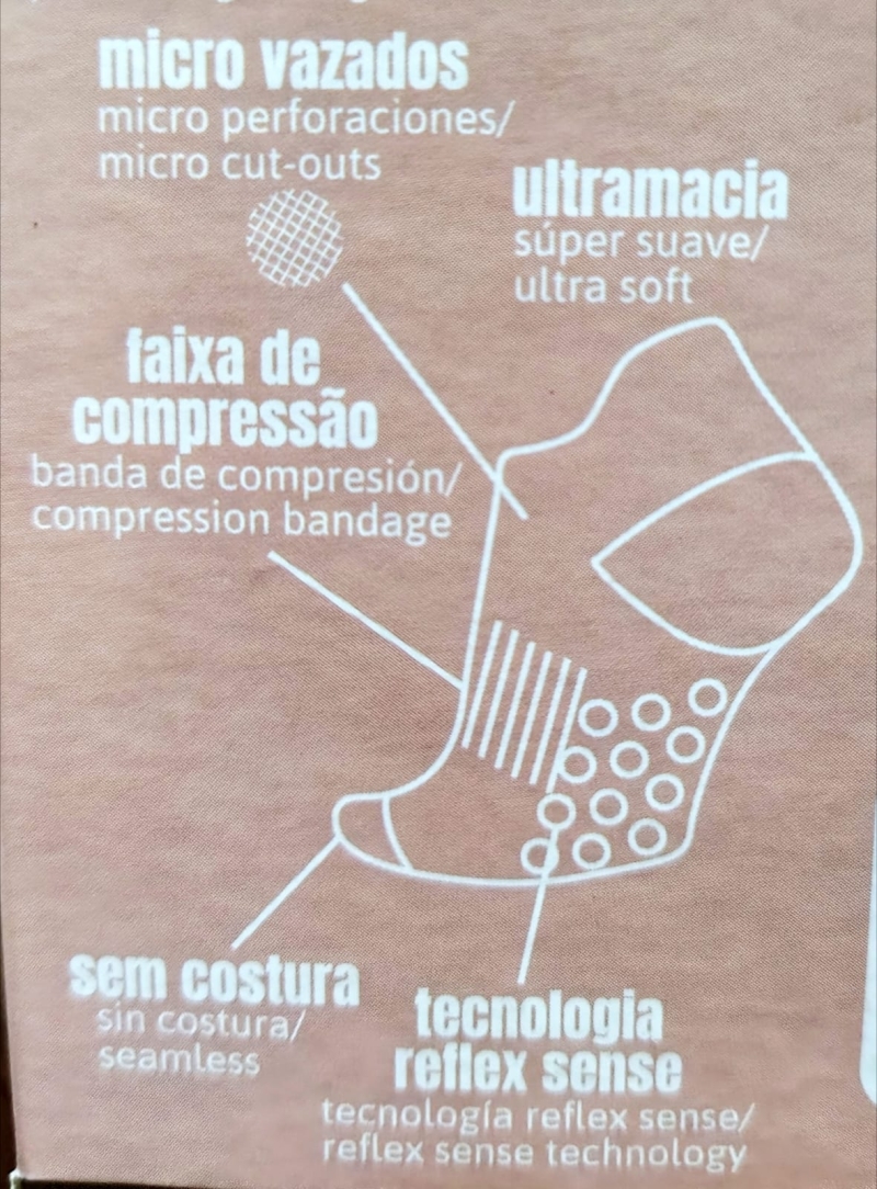 Meia Invisível Modare Tecnologia Emana Ref7499 - Image 2