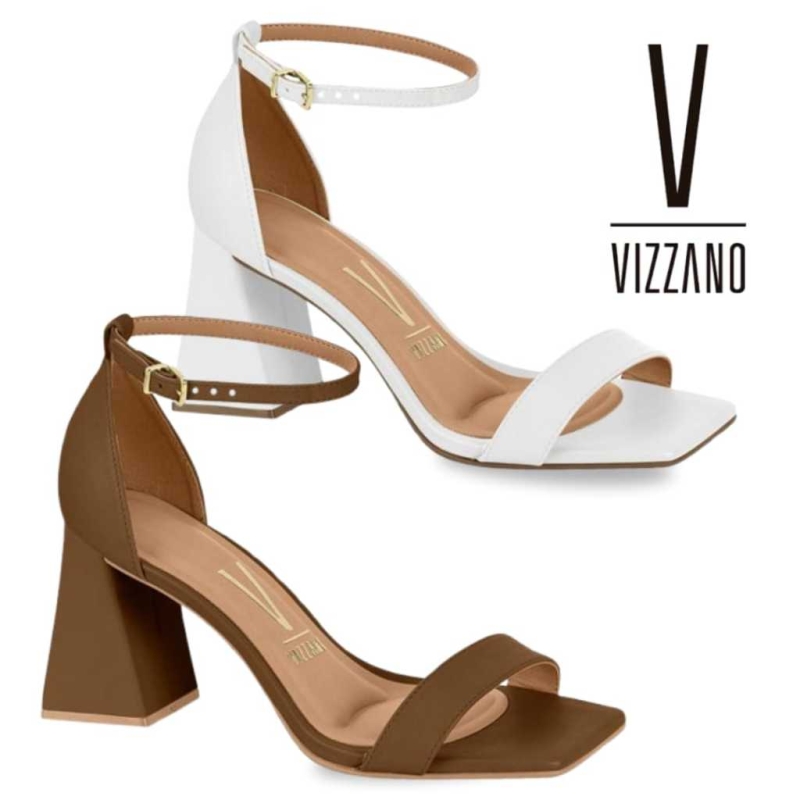 Sandália feminina salto bloco Vizzano Ref.6464.102