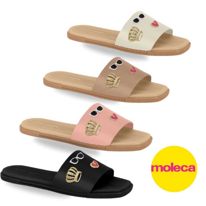 Sandália Feminina Slid Moleca Ref.5494.225