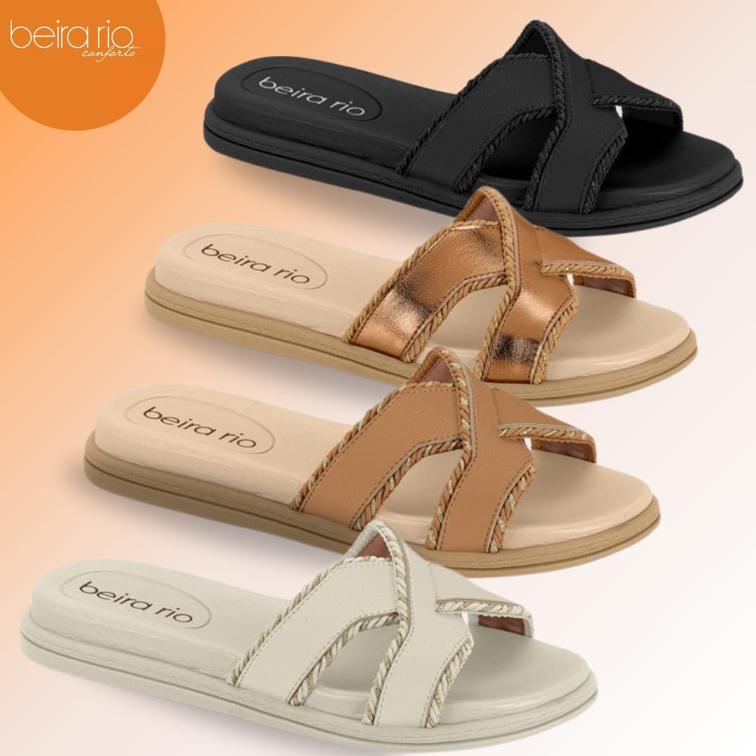 Sandália Feminina Beira Rio Conforto Ref.8488.127