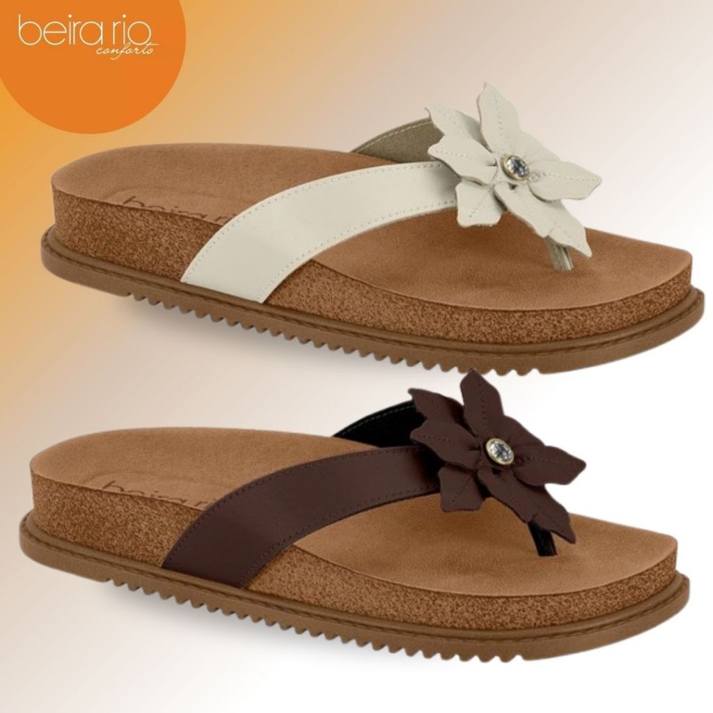 Sandália Papete Beira Rio Conforto Confortável Ref.8524.112