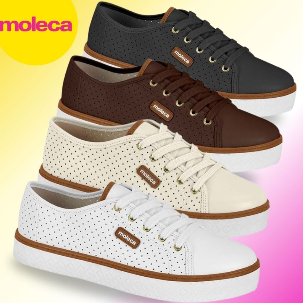 Tênis Feminino Moleca Casual Palmilha Extra Macia Ref.5712.205