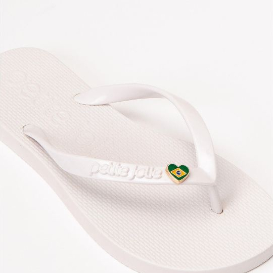 Chinelo Petite Jolie Brasil Logo Coração Copa Original - Imagem 12
