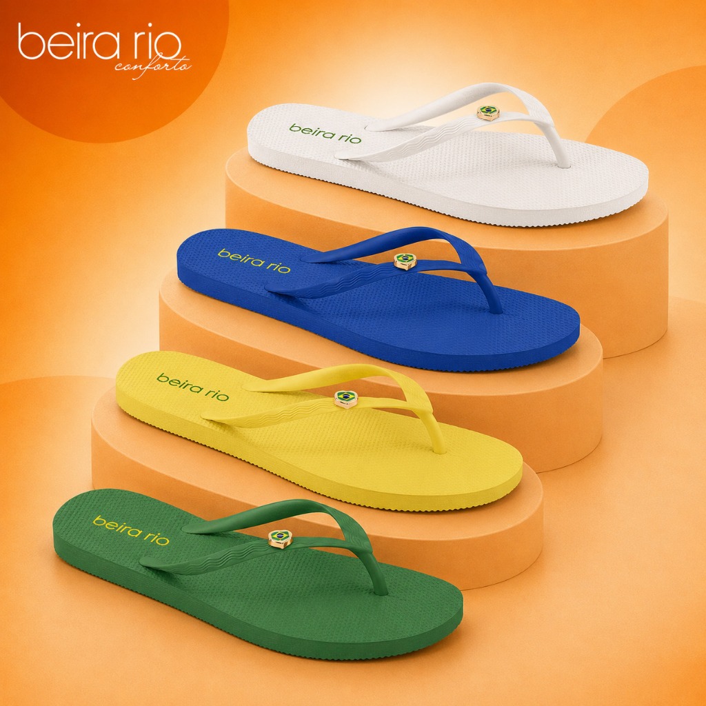 Chinelo Beira Rio Conforto Brasil Ref.8449.326