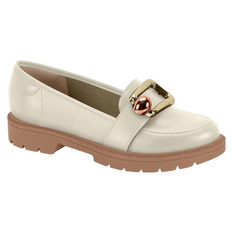 Sapato Mocassim Feminino Beira Rio Conforto com Fivela Elegante Ref. 4283.132 - Imagem 4