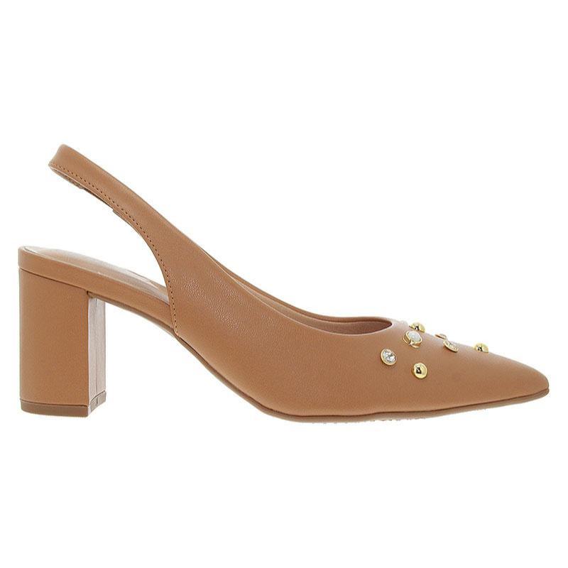 Sapato Scarpin Feminino Beira Rio Salto Bloco Pedrarias Ref. 4241.239 - Imagem 4