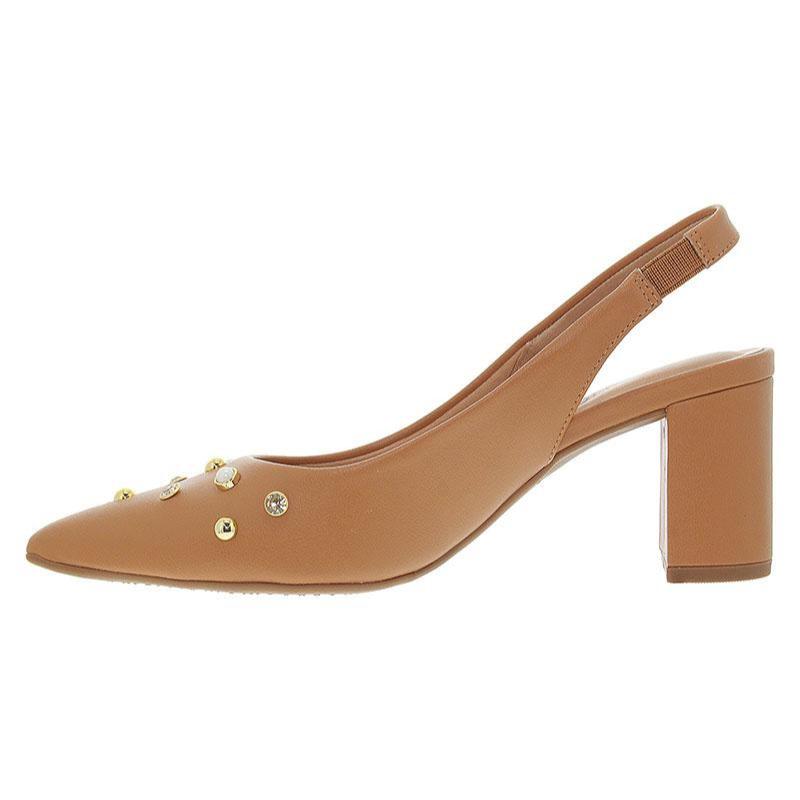 Sapato Scarpin Feminino Beira Rio Salto Bloco Pedrarias Ref. 4241.239 - Imagem 6