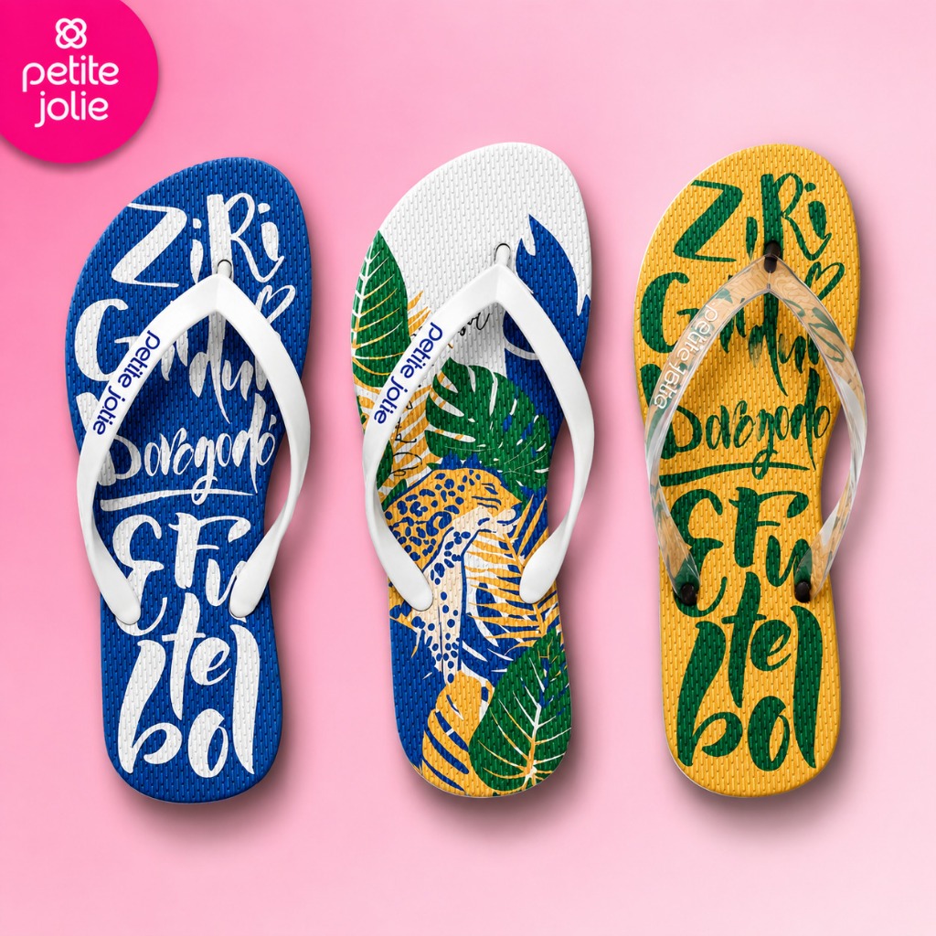 Chinelo Petite Jolie Fresh White/Copa Chinelo Brasil PJ6969