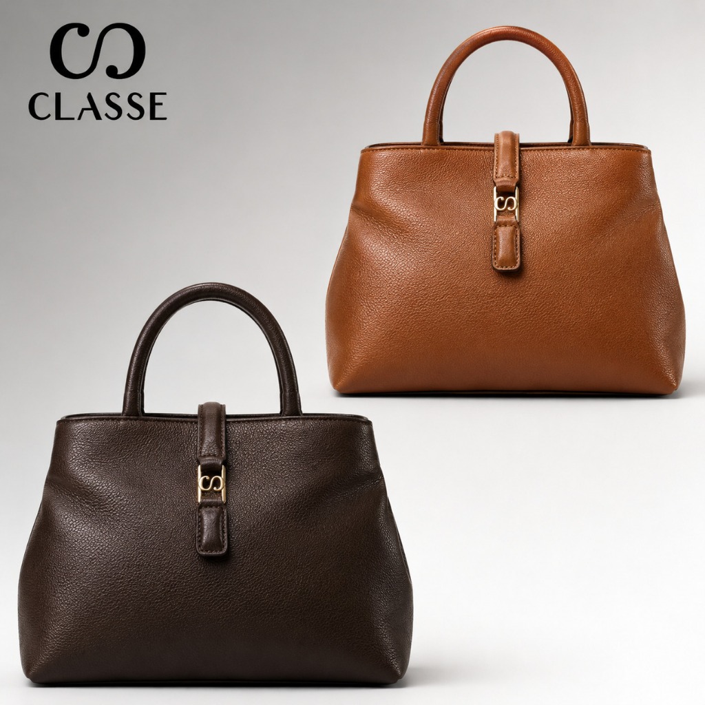 Bolsa Feminina Classe Couro Legítimo Tote 3501