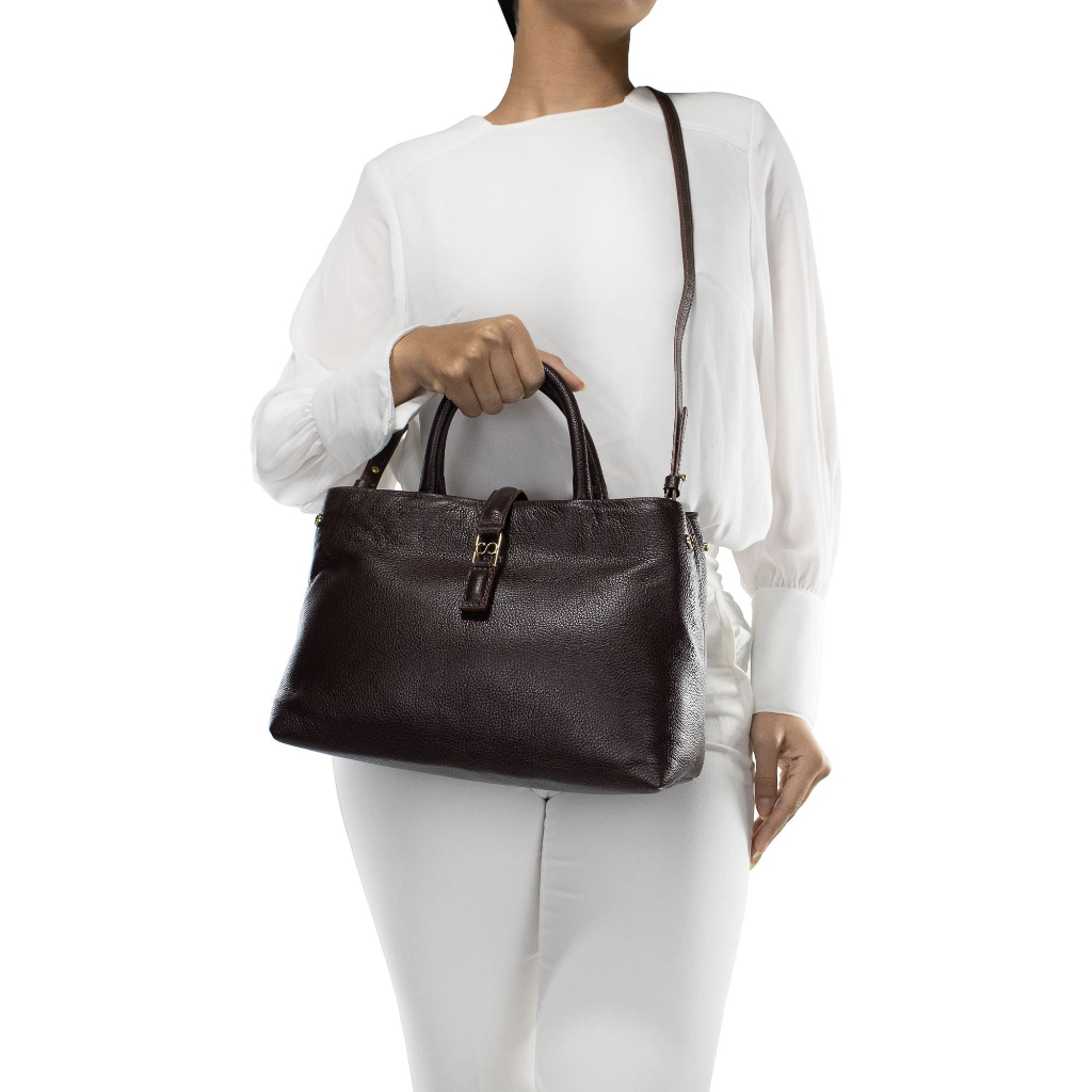 Bolsa Feminina Classe Couro Legítimo Tote 3501 - Imagem 3