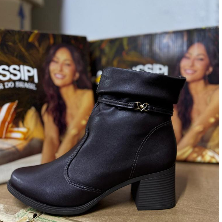 Bota Feminina Mississipi Aranni Cano Enrugado - Imagem 5