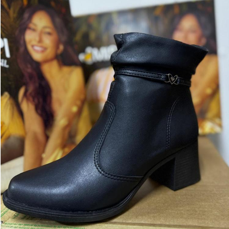Bota Feminina Mississipi Aranni Cano Enrugado - Imagem 6