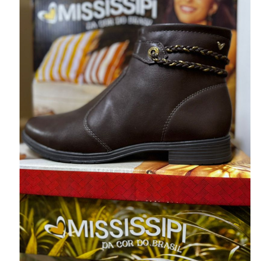 Bota feminina Mississipi Berteli Cano Curto - Imagem 8
