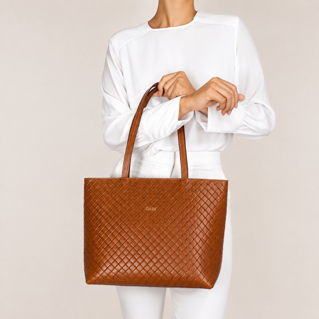 Bolsa Feminina Classe Couro Legítimo Shopping Bag 3036 - Imagem 2