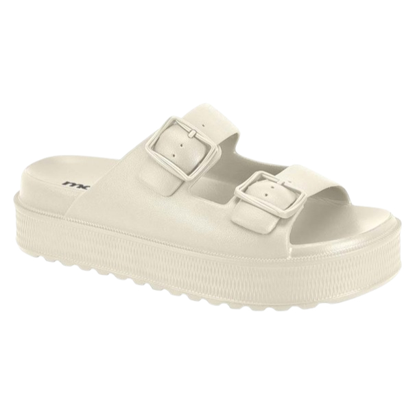 Sandália Slide Moleca Feminina Plataforma Leve Confortável Fivela Ajustável Ref.5577.100 - Imagem 7