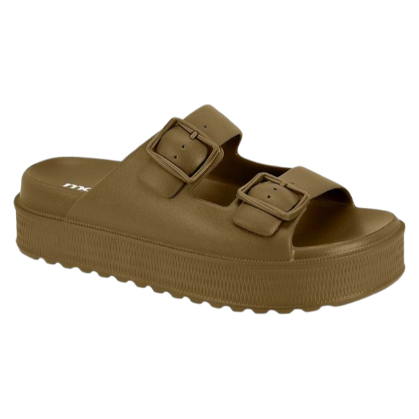 Sandália Slide Moleca Feminina Plataforma Leve Confortável Fivela Ajustável Ref.5577.100 - Imagem 9