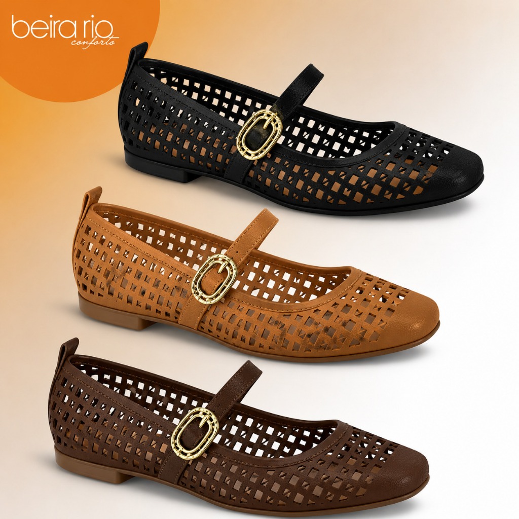 Sapatilha Boneca Feminina Beira Rio Ref.4267.313